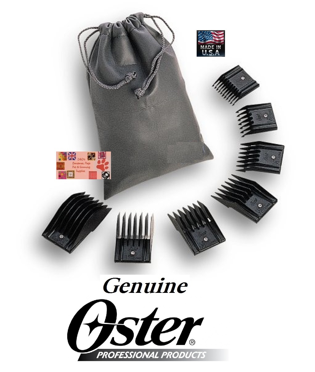 OSTER A5/A6 GUIDE ATTACHMENT 7 pc Blade COMB SET*Fit Most Wahl,Andis Clipper - $29.99