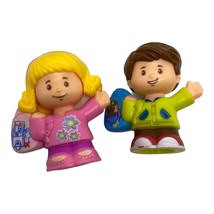 Fisher-Price Little People 2 Kids with Backpacks - $7.68