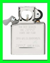 New Chrome Replacement Zippo Lighter Pipe Insert Only ~ Unfired - £19.66 GBP