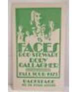 FACES ROD STEWART / RORY GALLAGHER - VINTAGE ORIGINAL 1973 BACKSTAGE PAS... - $375.83 MXN