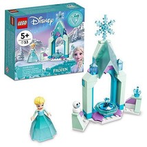 Elsa&#39;s Castle 53-Piece Set Frozen Lego Building Kit Princess Toy Kids Aged 5+ - £12.80 GBP