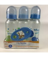 Swiggles Baby Bundle 9 ounce Bottles Safety Pin Teether Animals Medium F... - $24.37 CAD