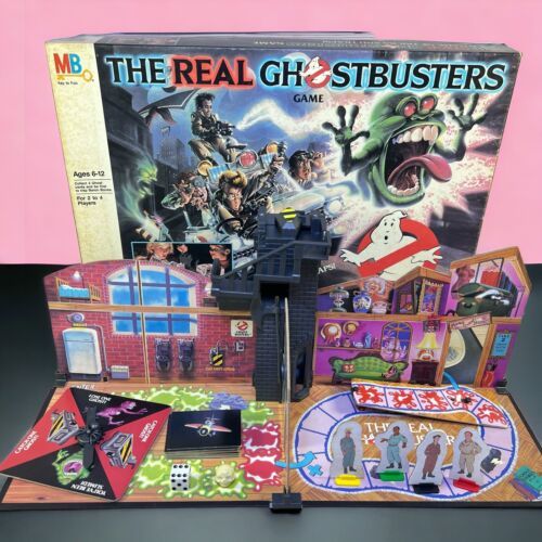1986 The Real Ghostbusters Board Game 3D Tricks & Traps MB - 100% Complete *READ - $55.63