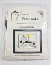 Calico Crossroads Execu-Kats Cat Cross Stitch Kit Sealed - $12.59