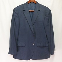 Byron British Style 58 | 48R Navy Kensington 2 Button Blazer Jacket Sport Coat - £27.96 GBP