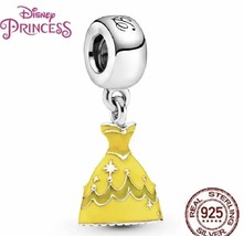 Genuine 925 Silver princess Belle Charm comes in a cute velvet bag for Pandora  - £16.60 GBP