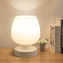 Touch Bedside Table Lamp - Modern Small Lamp For Bedroom Living Room Nightstand, - £36.88 GBP