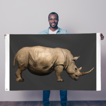Craft Arts Rhino Sublimation Flag - £19.17 GBP