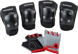 Schwinn Kids Bike Gloves Set Knee and Elbow Pad Protective Gear Bike Acc... - $209.10 MXN