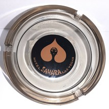 Hotel Sahara Las Vegas Nevada ~ vintage brown glass ashtray - $7.92