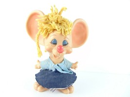 Vintage Huron Products Blonde Hair Mouse Savings Bank - $16.82