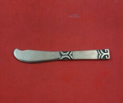 Aztec by Pedro Castillo Mexican Sterling Silver Butter Spreader Flat Han... - €179,60 EUR