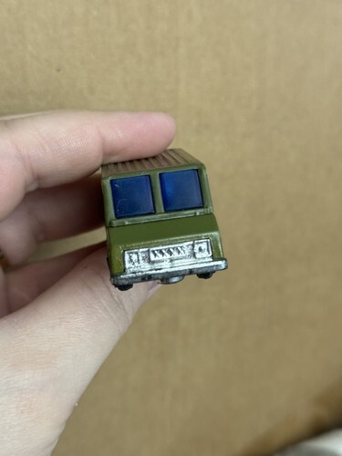 VINTAGE TOY 2 3/4" LONG 1976 ARMY ELECTRONIC DEFENSE UNIT VAN TRUCK Item image 2