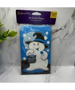 New Vintage Halloween Ghost Favor Paper Bags Pack Of 40 Party Treat Good... - $10.61 CAD