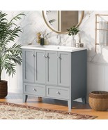 36&quot; Bathroom Vanity Set with Resin Sink - $439.99