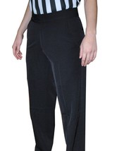 SMITTY | BKS-288 | WOMEN&#39;S 4-Way Stretch Black Flat Front Pants | Slash Pockets - £52.11 GBP