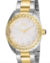 Invicta Wildflower Women’s Quartz 35mm Stainless Steel Case Silver Dial #28828 - £199.33 GBP