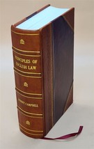 Principles of English law : founded on Blackstone&#39;s Commentaries [Leather Bound] - £81.02 GBP