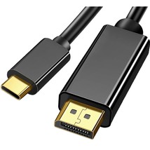 Usb C To Displayport Cable (4K 60Hz, 2K 144 / 165Hz), Thunderbolt 3/4 To Display - £14.84 GBP