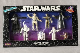 NOS 1993 Star Wars Toy LE Bend-ems Justoys 8PC Set 12433 Action Figures ... - £18.32 GBP