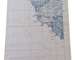 1936 La Push Quadrangle Clallum Co \Washington USGS Army Corps Tactical Map - $34.60