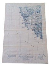 1936 La Push Quadrangle Clallum Co \Washington USGS Army Corps Tactical Map - £27.22 GBP