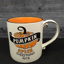 Halloween Pumpkin Spice Coffee Mug Beverage Tea Cup 21oz 621ml by Blue Sky - £9.71 GBP
