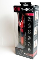 CHI SPIN N CURL CERAMIC ROTATING CURLER  RUBY RED SHOULDER LENGTH HAIR M... - £31.57 GBP