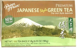 Prince of Peace Premium Japanese Green Tea 6.35 Oz/180g - 100 Tea Bags - £9.49 GBP