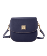 NEW Dooney &amp; Bourke Saffiano Saddle Bag BLUE MARINE - $255.91 CAD
