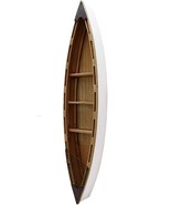 47 Inch Wood Boat Shelf Decor Nautical Wall Hanging Boat Ornament Beach Theme Ro - €111,28 EUR