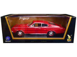 1966 Dodge Charger Red 1/18 Diecast Model Car by Road Signature - $77.91