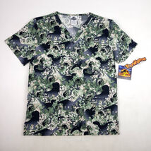 Jurassic World Cherokee Scrubs Tooniforms Unisex XS V Neck Top TF728 - $33.65