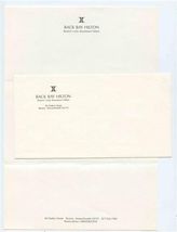 Back Bay Hilton Sheet of Stationary and Mailing Envelope - $13.86