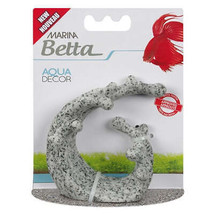 Marina Betta Aqua Decor Granite Wave: Vibrant Color Betta Tank Ornament - £4.74 GBP
