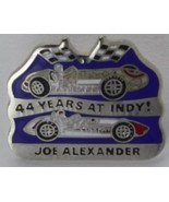 Joe Alexander 44 Years at Indy 1.25 Inch Collector Lapel Hat Pin Indy 500 - £7.86 GBP