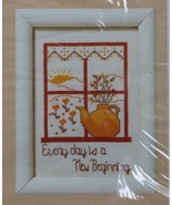 1987 Creative Circle Counted Cross Stitch Every Day Is A New Beginning K... - £9.43 GBP