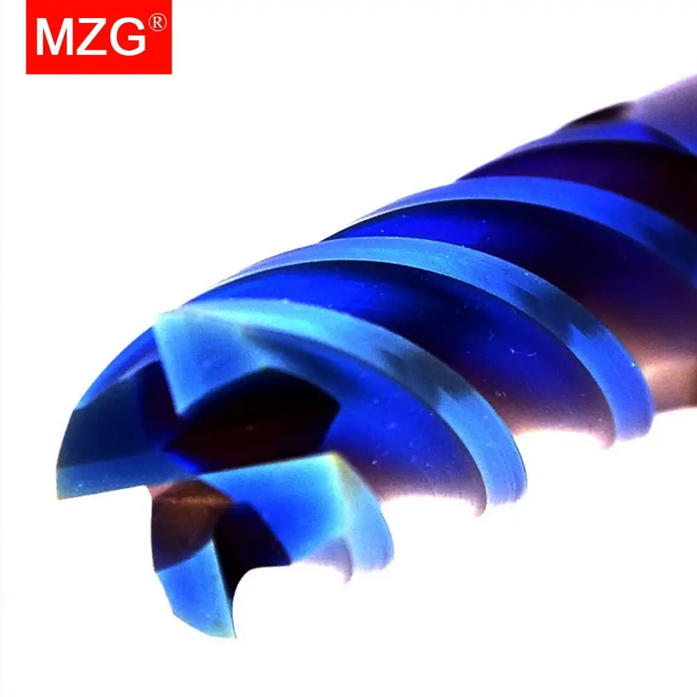MZG Cutting HRC65 4 Flute 4mm 5mm 6mm 8mm 12mm Alloy Carbide Milling Tungsten St - £442.00 GBP