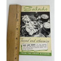 Salads Tossed And Otherwise Kraft Foods Vintage Recipes Advertisement 52... - $17.00