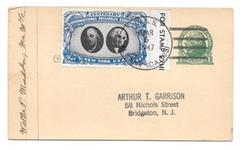Navy Ship Cancel 1947 USS Albany CA 123 CIPEX Poster Stamp Cinderella Ti... - $9.95
