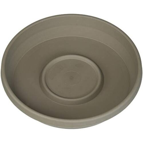 Bloem Terra Plant Saucer Tray 8&quot; Peppercorn - $16.33