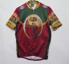 Vtg Louis Garneau REI Cycling Mountain Bike Racing Print Jersey Men&#39;s M L - $28.45