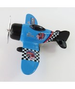 John American Blue Diecast Metal &amp; Plastic Plane, Toy, Toysmith - $351.27 MXN