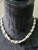 Women&#39;s Pearl Double Strand Beaded Short Necklace - £14.47 GBP