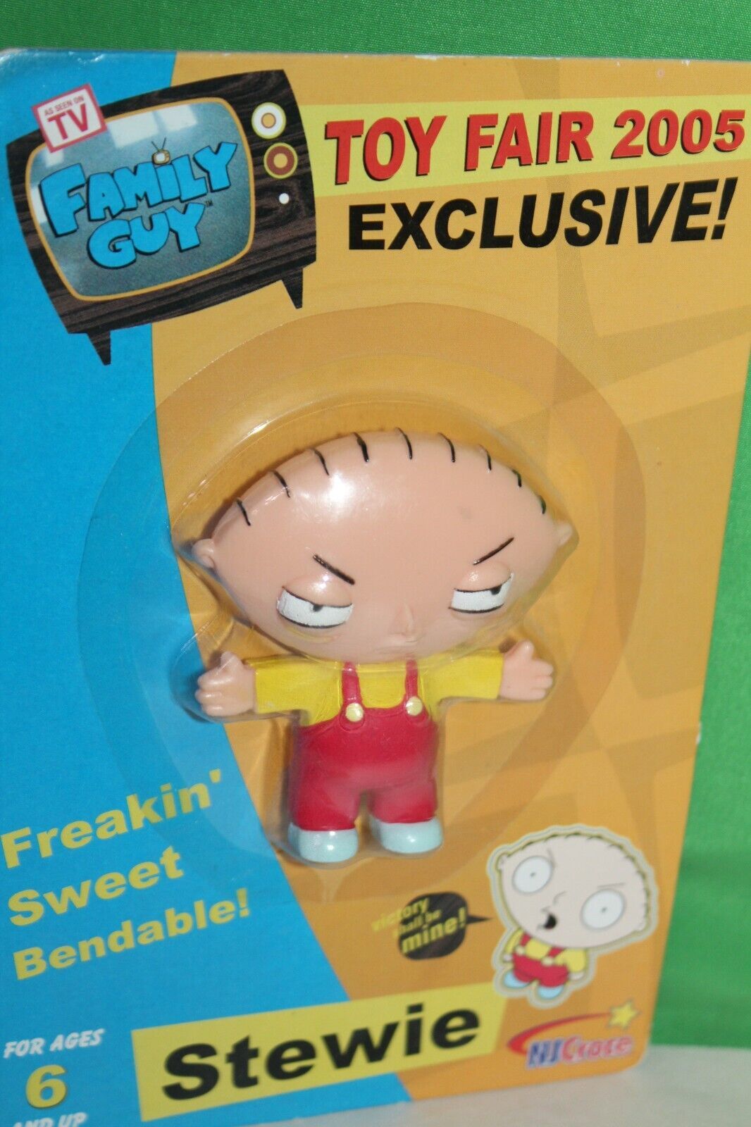 Primary image for Family Guy NJ Croce Freakin' Sweet Bendable Stewie Toy Fair 1,799/2005 Sealed