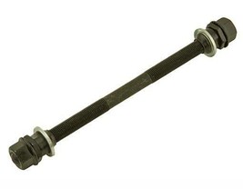 PREMIUM  Hub Axle 3/8x175mm 5/16 Cone Black Replacement Front/Rear Free ... - £6.62 GBP