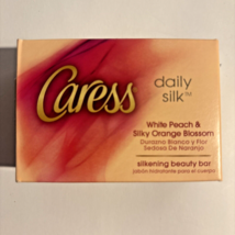 Caress Daily Silk Soap (3 Bars) White Peach Silky Orange Blossom 3.15 oz  New - £18.08 GBP