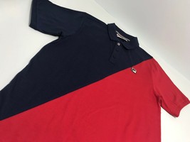 Men&#39;s Fila Navy | Red Polo Short Sleeve Shirt - £47.16 GBP
