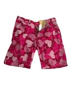Loudmouth Shorts Adult 36” 11” Inseam AOP Chino Golf Men’s Hearts Hot Pi... - $47.50