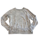 Eddie Bauer Womens Lightweight Gray Pullover Sweatshirt S Polyester Blend - $13.16